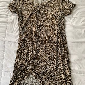 Shein Leopard Print Casual Dress - XL